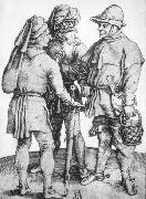 Albrecht Durer Three Peasants in Conversation